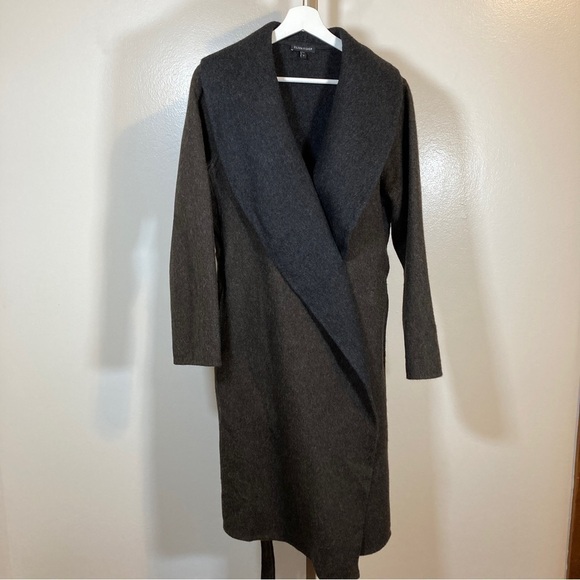 Eileen Fisher Baby Alpaca Wool Belted Jacket NWOT - Size Small - Picture 2 of 11